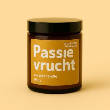 Luxury Handmade Candles, Ophalen of Verzenden, Nieuw, Wit, Kaars
