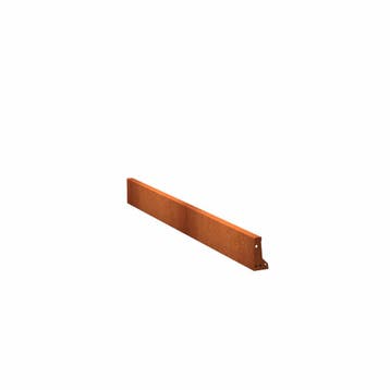 Cortenstaal keerwand 200x5x20cm, Nieuw, Minder dan 25 cm, Border