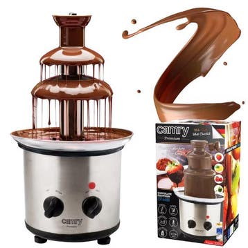 Chocolade Fontein 650ml 320W RVS Fondue Feest en Dessert, Verzenden, Nieuw