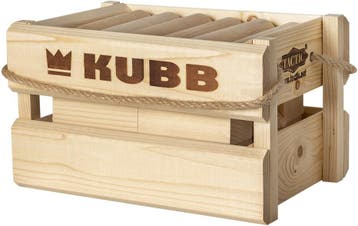 Kubb in houten box | Tactic - Buitenspeelgoed, Verzenden, Nieuw