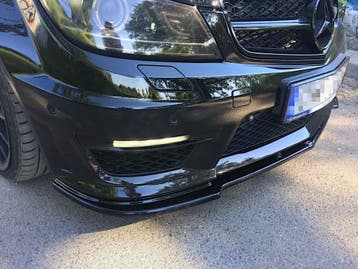 Front Splitter Mercedes-Benz C63 AMG Sedan / Stationwagen, Verzenden