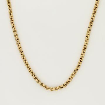 Halsketting - 18 karaat Geel goud, Sieraden, Tassen en Uiterlijk, Nieuw