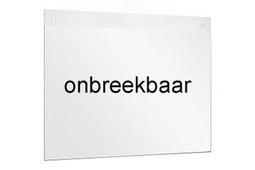 Kaarthouder A4 Liggend Met Gaatjes Onbreekbaar Celdis®, Verzenden, Nieuw in verpakking, Etalage