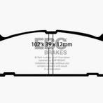EBC 91-96 Ford Escort 1.8 Greenstuff Rear Brake Pads, Auto-onderdelen, Ophalen of Verzenden, Nieuw