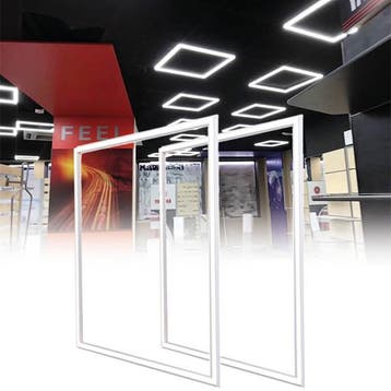 LED Paneel Fit - 60x60 Warm Wit 3000K - 40W Inbouw, Ophalen of Verzenden, Nieuw, Minder dan 50 watt, Lamp met armatuur