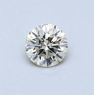 1 pcs Diamant (Natuurlijk) - 0.42 ct - Rond - VS1 -, Nieuw