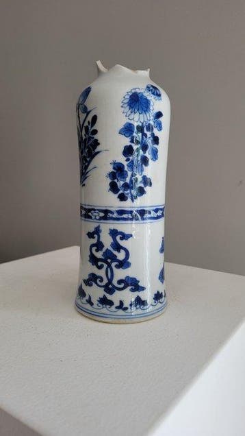 Vaas - Porselein - China - Kangxi (1662-1722) - Vaas en
