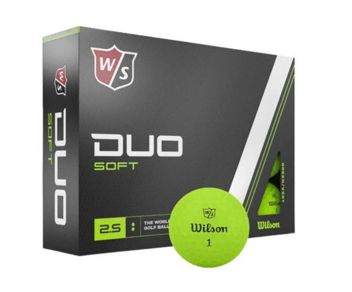 Wilson Staff DX2 Soft Optix Matgroen 12 stuks Golfballen, Sport en Fitness, Golf, Bal(len), Nieuw, Ophalen of Verzenden