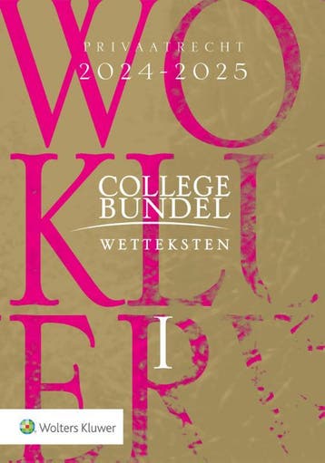 Collegebundel 2024-2025 - Wolters Kluwer 9789013175714, Boeken, Verzenden, Gelezen, Wolters Kluwer