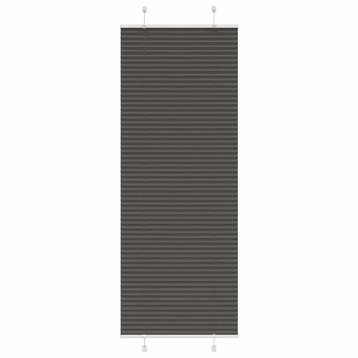 vidaXL Plissé rolgordijn 80x200 cm stofbreedte 79,4 cm, Verzenden, Nieuw, Zwart