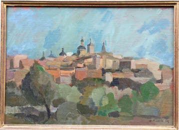 Harry op de Laak (1925-2012), Zicht op Toledo (1965), Antiek en Kunst