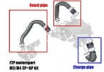 S55 Blauwe Charge Pipe + Boost pipe BMW M3 M4, Verzenden