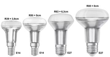 Osram LED reflectorlamp R80 E27 9.1W 670lm 2700K 36º Niet.., Huis en Inrichting, Ophalen of Verzenden, Nieuw