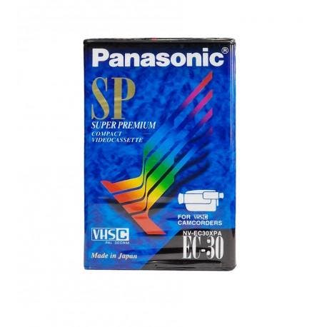 Panasonic EC-30 Super High Grade VHS-C Compact Videocassette, Audio, Tv en Foto, Fotografie | Fotostudio en Toebehoren, Nieuw