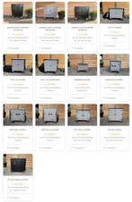 NIEUWE ZADELKASTEN / CONCOURSKASTEN / DIVERSE MODELLEN, Ophalen, Nieuw, Aluminium, Overige typen