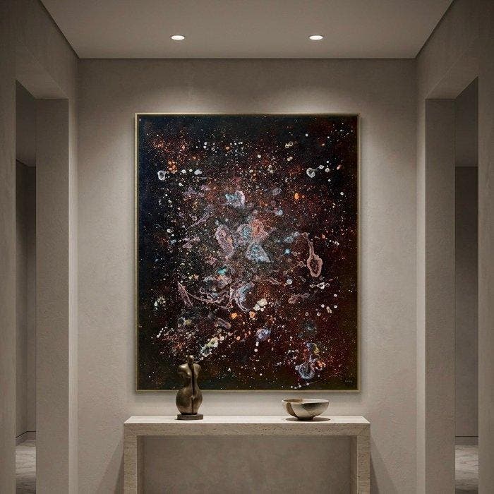 Laima Studio - COSMIC DUST - XL Abstract Painting, Antiek en Kunst, Kunst | Schilderijen | Modern
