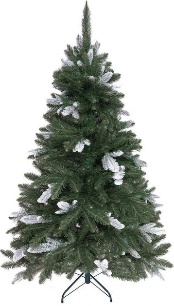 2dekans | PristinePine Volle Kunstkerstboom met sneeuw 210cm, Ophalen of Verzenden, Zo goed als nieuw