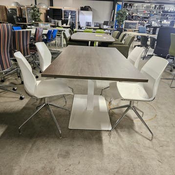 Gispen kantinetafel met nieuw blad - 160x80 cm, Ophalen of Verzenden, Nieuw in verpakking