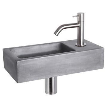 Fonteinset Differnz Ravo Beton 38.5x18.5x9 cm Donker Grijs, Ophalen of Verzenden, Nieuw, Overige typen