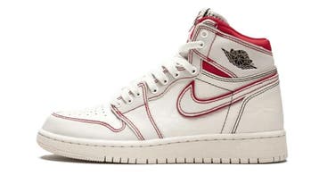 Jordan 1 Retro High Phantom Gym Red (GS), Nieuw