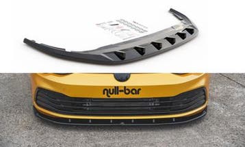 Voorspoiler Volkswagen Golf 8 Maxton Glans Zwart, Ophalen of Verzenden, Nieuw