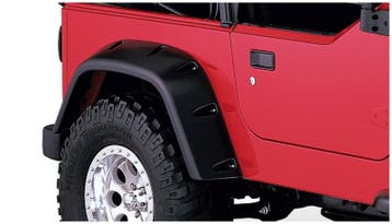 Bushwacker 97-06 Jeep TJ Max Pocket Style Flares 2pc - Black, Ophalen of Verzenden, Nieuw