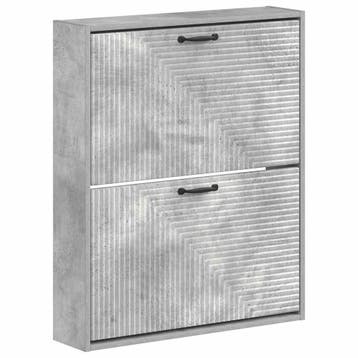 vidaXL Wandgemonteerde Schoenkast HAARLEM 71 x 17 x 86 cm, Verzenden, Nieuw