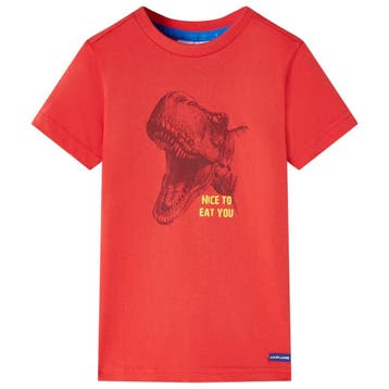 vidaXL Kindershirt 128 rood, Verzenden, Nieuw