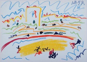 Pablo Picasso (1881-1973) - Corrida, Antiek en Kunst