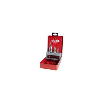 RUKO 101026 Staptapboor-set HSS 3-delig in stalen cassette, Verzenden, Nieuw
