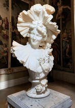 Ferdinando Vichi (1875-1945) - Buste, Dama dei Fiori • Busto, Antiek en Kunst