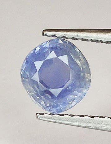 Blauw Saffier - 1.25 ct - Antwerp Laboratory for Gemstone, Nieuw