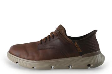 Skechers Instappers in maat 42 Bruin, Kleding | Heren, Bruin, Verzenden, Overige typen, Zo goed als nieuw