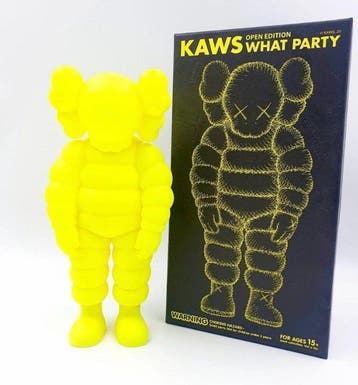 Kaws (1974) - NO RESERVE What Party Yellow 2020