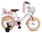SJOEF Dolly Meisjesfiets 14 inch - 3-5 jaar - Unicorn - Wit, Fietsen en Brommers, Fietsen | Kinderfietsjes, Verzenden, Nieuw, Minder dan 16 inch