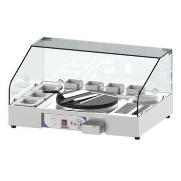 Crepes maker RVS serveerstation elektrisch  | 2.7kW | Crèpe, Verzenden, Nieuw in verpakking
