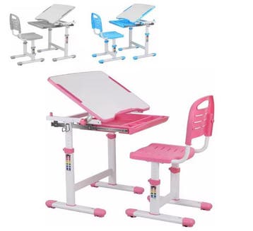 Ergonomisch Kinderbureau met Verstelbare Stoel en Lade Lees, Verzenden, Nieuw