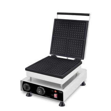 Combisteel Wafelijzer | 4x Vierkante Wafels | 1.75kw | 305x4, Ophalen of Verzenden, Nieuw in verpakking