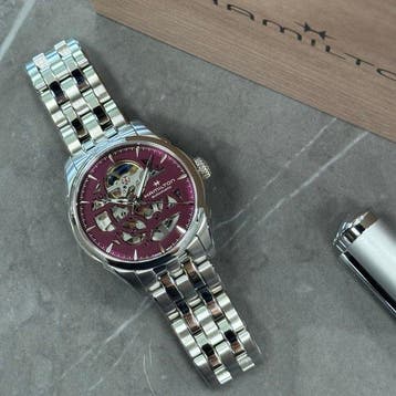 Hamilton - JAZZMASTER SKELETON AUTO - H32265101 - Unisex -, Sieraden, Tassen en Uiterlijk, Nieuw