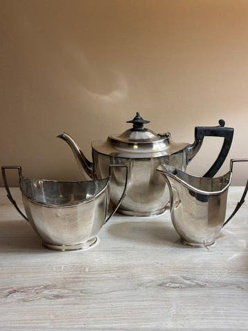 Mappin & Webb - Koffieservies (3) - Verzilverd