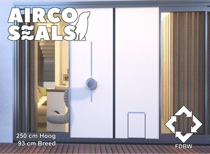 FDBW - Airco Deurafdichtingskit - 93 x 235 cm - Met Luxe, Witgoed en Apparatuur, Airco's, Nieuw, Verzenden