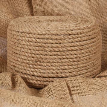 vidaXL Touw 25 m lang 10 mm dik jute, Verzenden, Nieuw