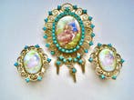 Themacollectie - broche/oorbellen - Limoges