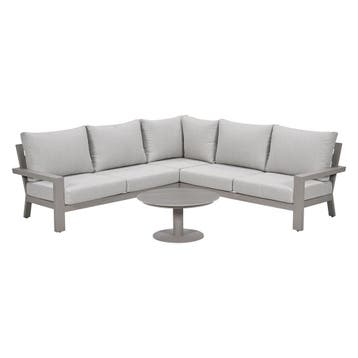 Garden Impressions Sorelli loungeset 4-delig - taupe, Tuin en Terras, Verzenden, Nieuw