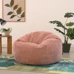 Cloudy Corduroy Zitzak - Roze, Huis en Inrichting, Zitzakken, Verzenden, Nieuw