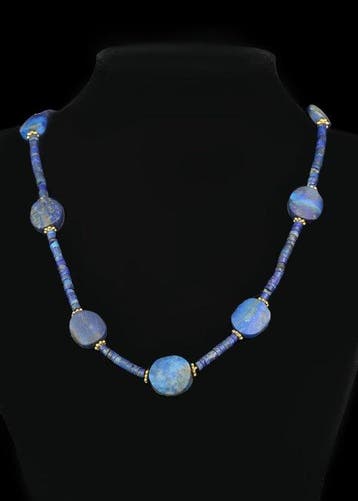 West-Aziatisch lapis lazuli Kralenketting (Zonder
