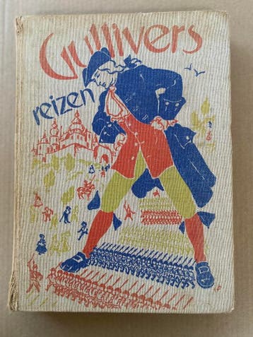 Gullivers Reizen - platen Arthur Rackham + Rie Cramer - 1954, Antiek en Kunst, Verzenden