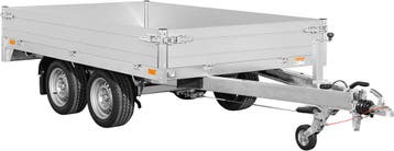 Aanhanger Saris Plateau 276 x 170 (2700 kg), Ophalen, Nieuw