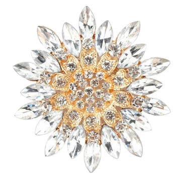 Fako Bijoux - Broche - Bloem - Ster - XXL - Ø 68mm -, Verzenden, Nieuw