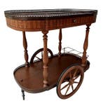 Serveerwagen - Hout, Metaal, Rubber - Vintage serveerwagen, Huis en Inrichting, Nieuw